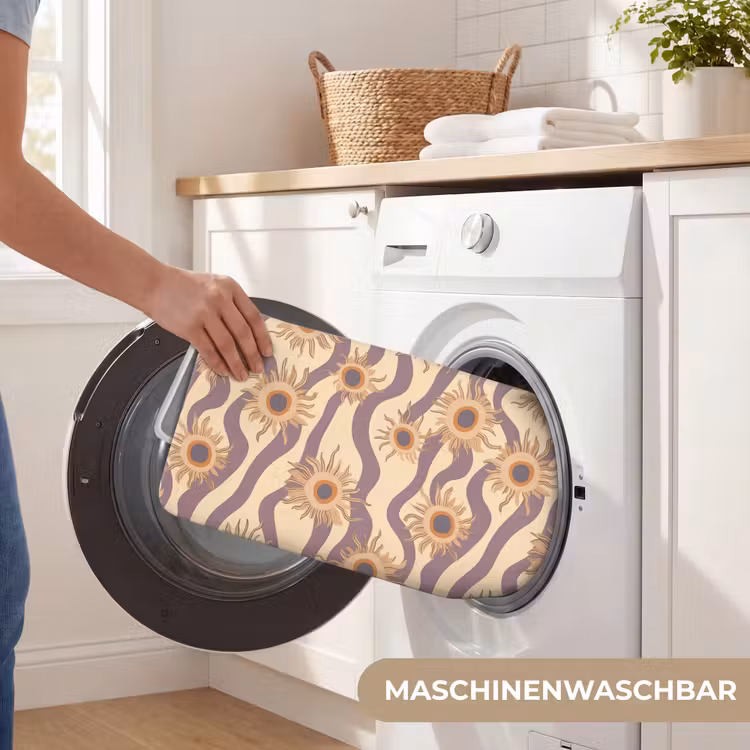 Bohemian - Vibe - Lavendelpaars Badmat middel 997 -USP_WasbaarDE