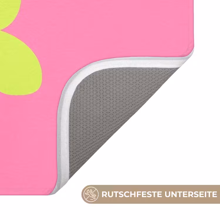 Bonjour - Roze - Fel groen Badmat middel -USP_AntislipDE