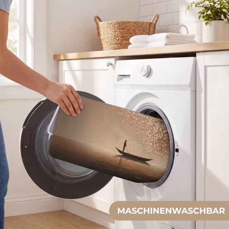 Bootje - Blaadjes - Goud - Water Badmat middel -USP_WasbaarDE