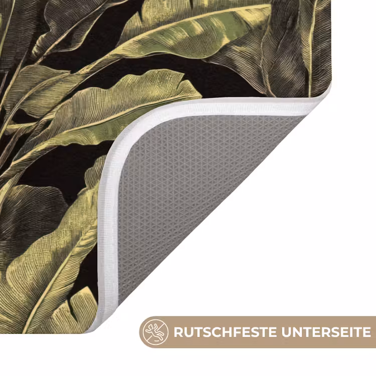 Botanisch - Bladeren - Groen Badmat middel 997 -USP_AntislipDE