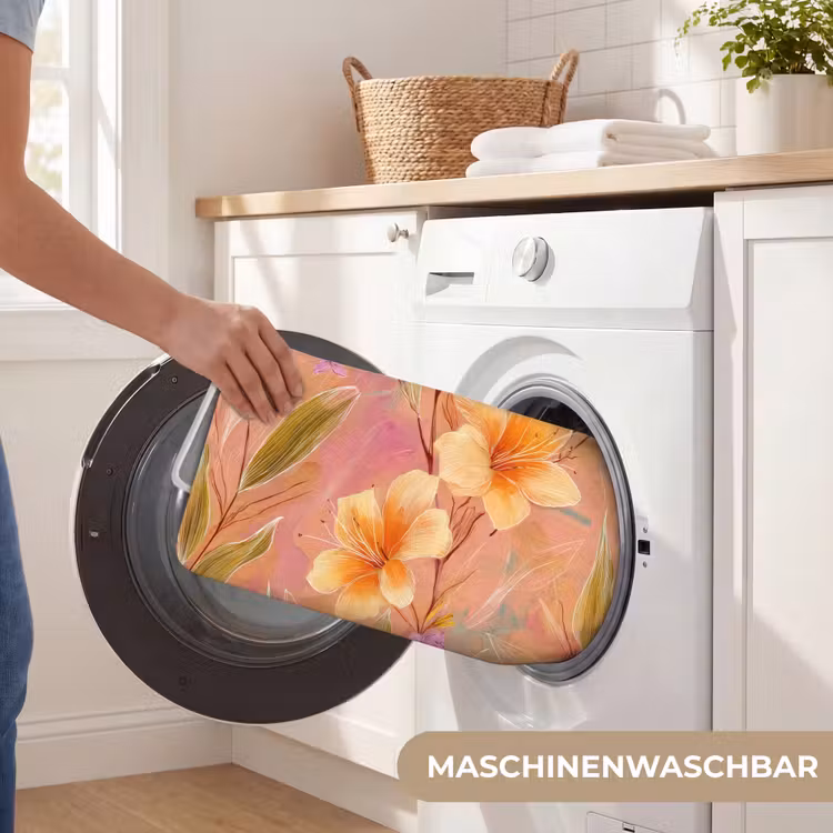 Botanisch - Bloemen - Kleurrijk Badmat middel 997 -USP_WasbaarDE