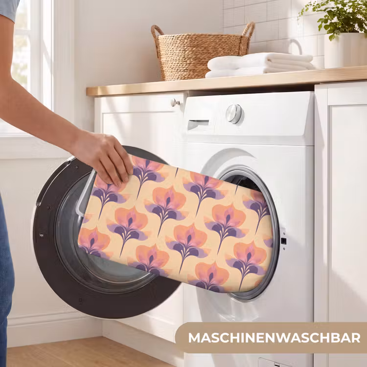 Botanisch - Patroon - Pastel Badmat middel 997 -USP_WasbaarDE