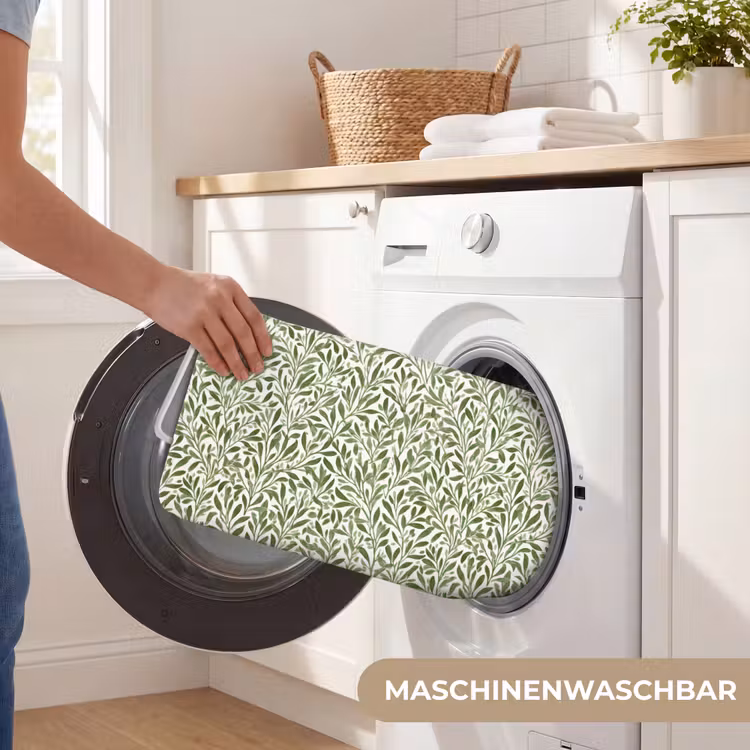 Botanisch - Takken - Groen Badmat middel 997 -USP_WasbaarDE