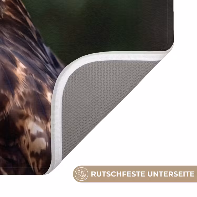Buizerd - Roofvogel - Natuur - Bruin Badmat middel -USP_AntislipDE