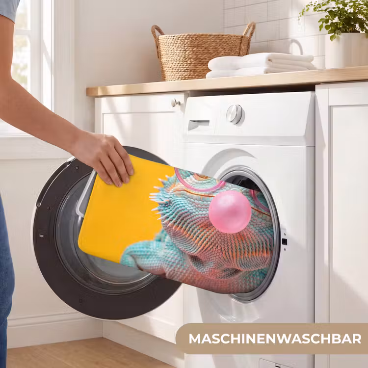 Kameleon - Kauwgom - Kleurrijk Badmat middel -USP_WasbaarDE