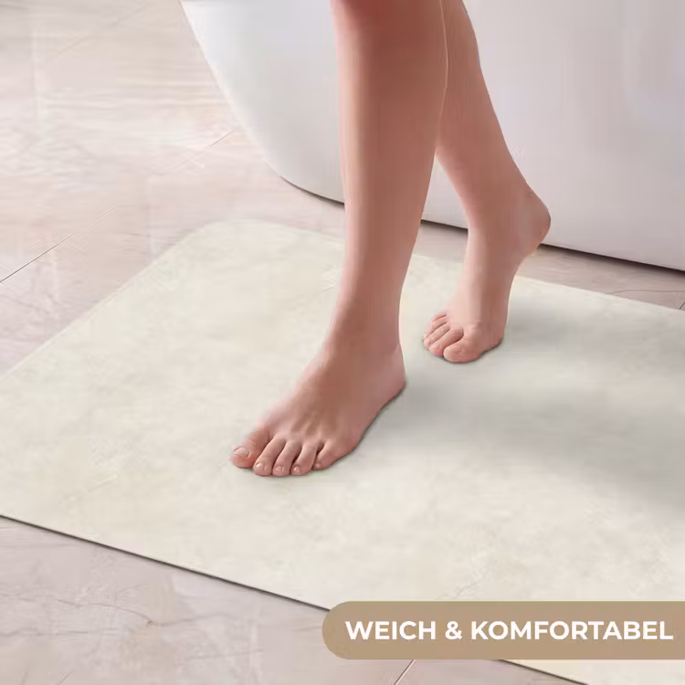 Crème - Egaal - Beton Badmat middel 997 -USP_ZachtDE