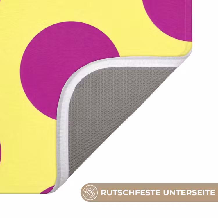 Dots - Klassiek - Geel Badmat middel 997 -USP_AntislipDE