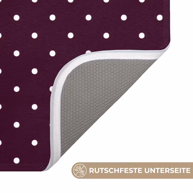Stippen - Modern - Paars Badmat middel 997 -USP_AntislipDE