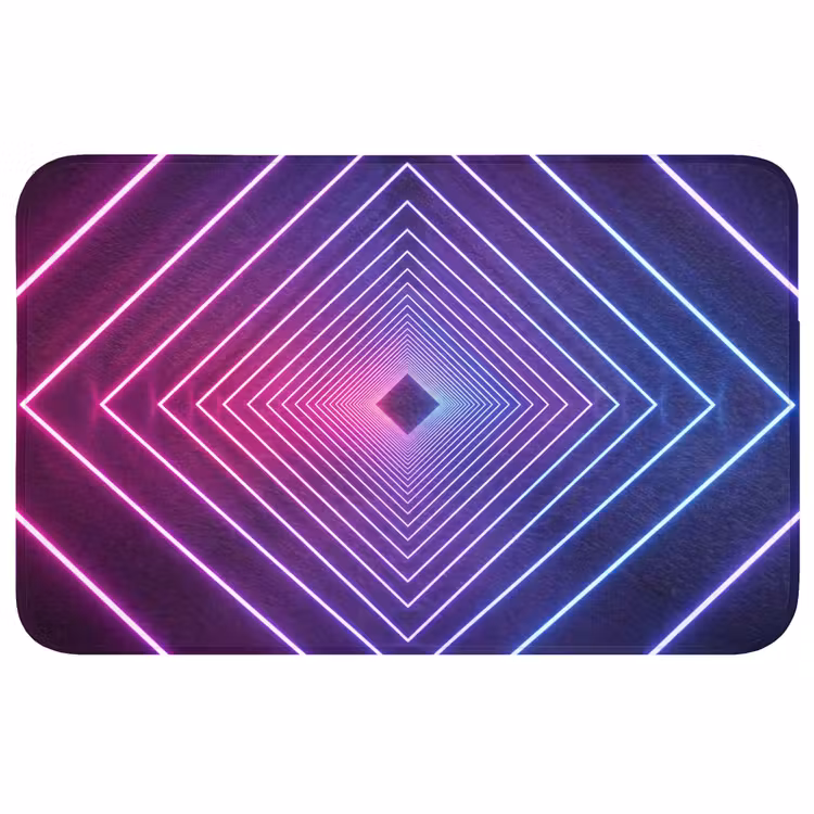 Driedimensionaal - Tunnel - Ruimte Badmat middel -3d