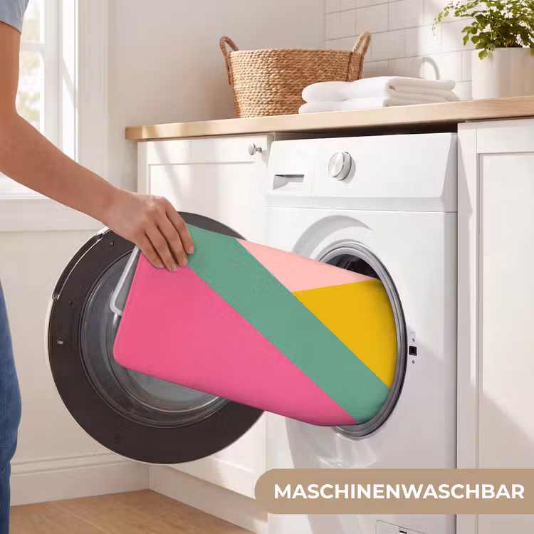 Driehoeken - Kleurrijk - Abstract Badmat middel -USP_WasbaarDE
