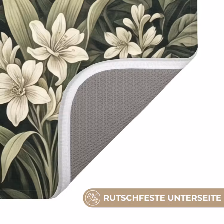 Jungle - Bladeren - Botanisch - Groen Badmat middel -USP_AntislipDE