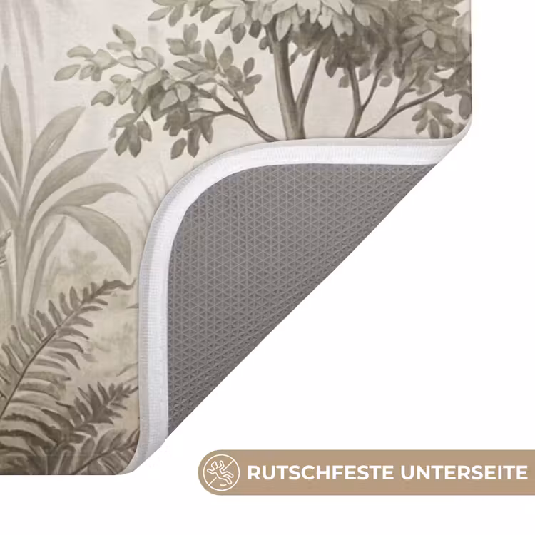 Jungle - Palmbomen - Natuur Badmat middel -USP_AntislipDE