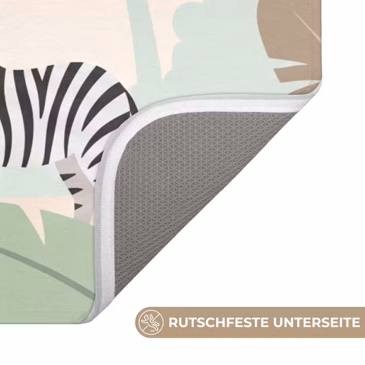 Jungle - Dieren - Groen Badmat middel -USP_AntislipDE
