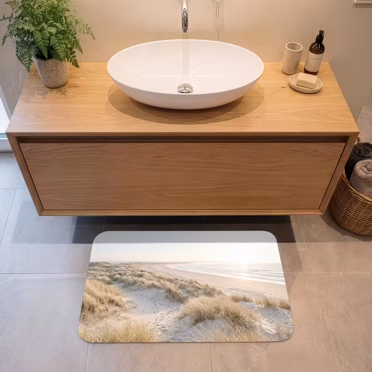 Duinen - Strand - Beige Badmat middel -sfeer1