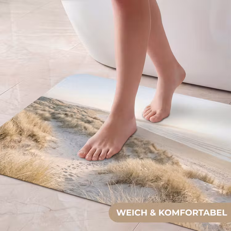 Duinen - Strand - Beige Badmat middel -USP_ZachtDE