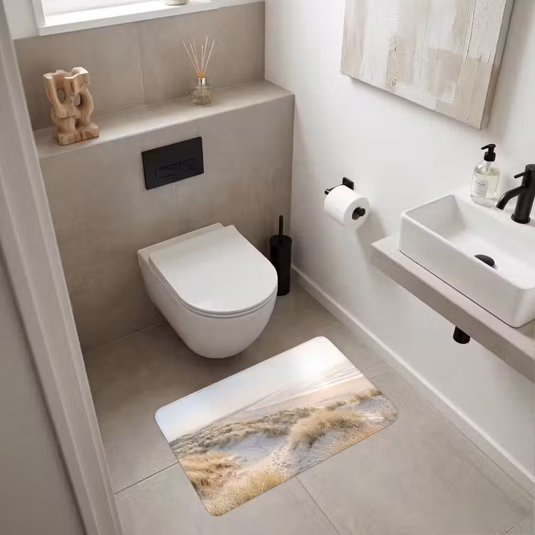 Duinen - Strand - Beige Badmat middel -sfeer4