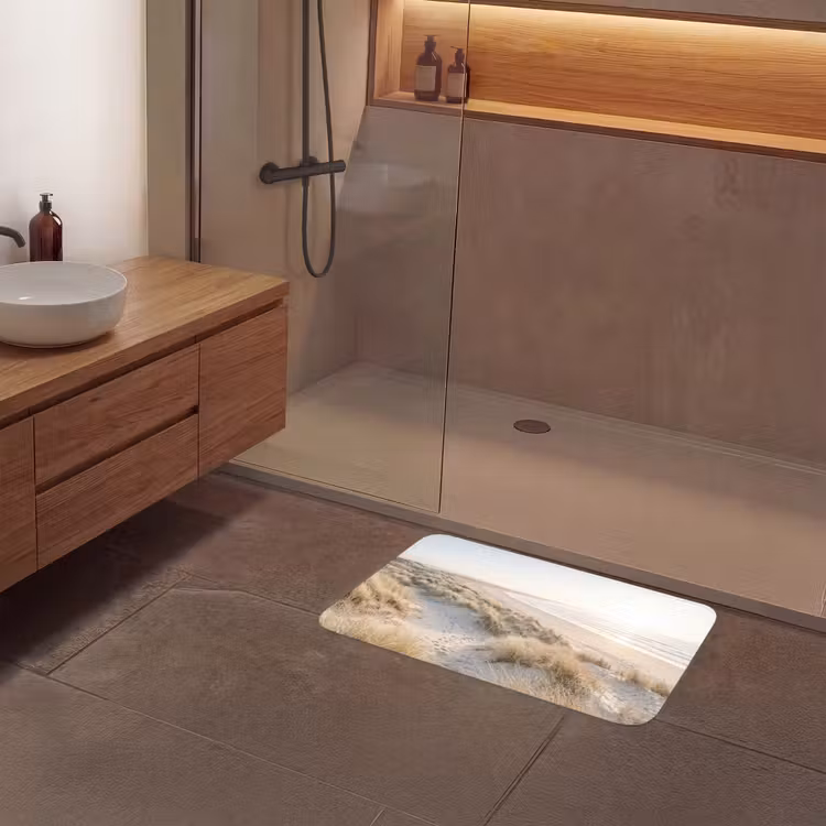 Duinen - Strand - Beige Badmat middel -sfeer2