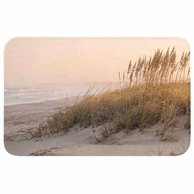 Duinlandschap - Zonsondergang - Strand Badmat middel -3d