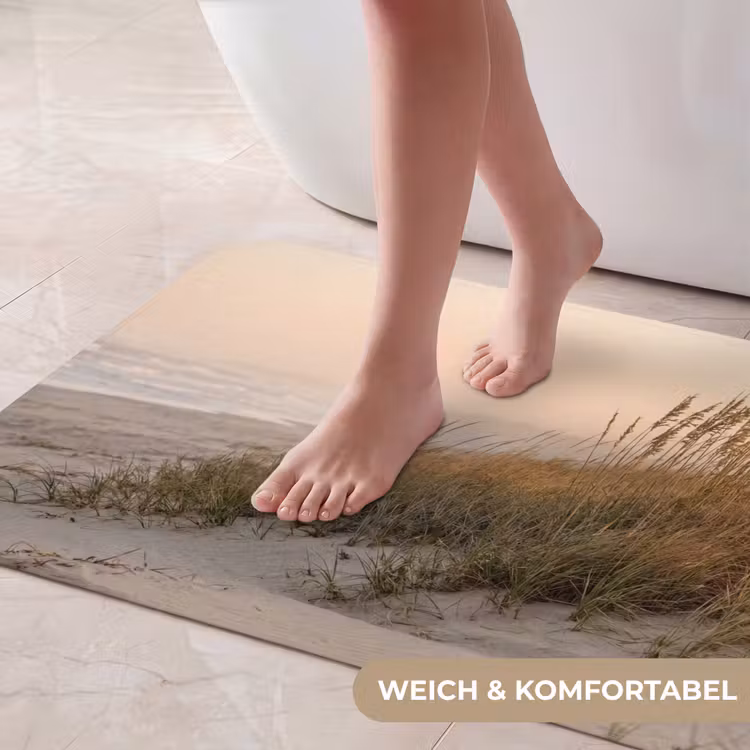 Duinlandschap - Zonsondergang - Strand Badmat middel -USP_ZachtDE