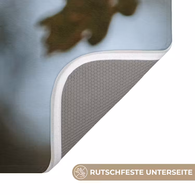 Eikel - Eikenblad - Bos - Herfst - Natuur Badmat middel -USP_AntislipDE