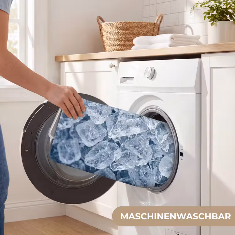 Ijsblokjes - Water - Blauw Badmat middel -USP_WasbaarDE
