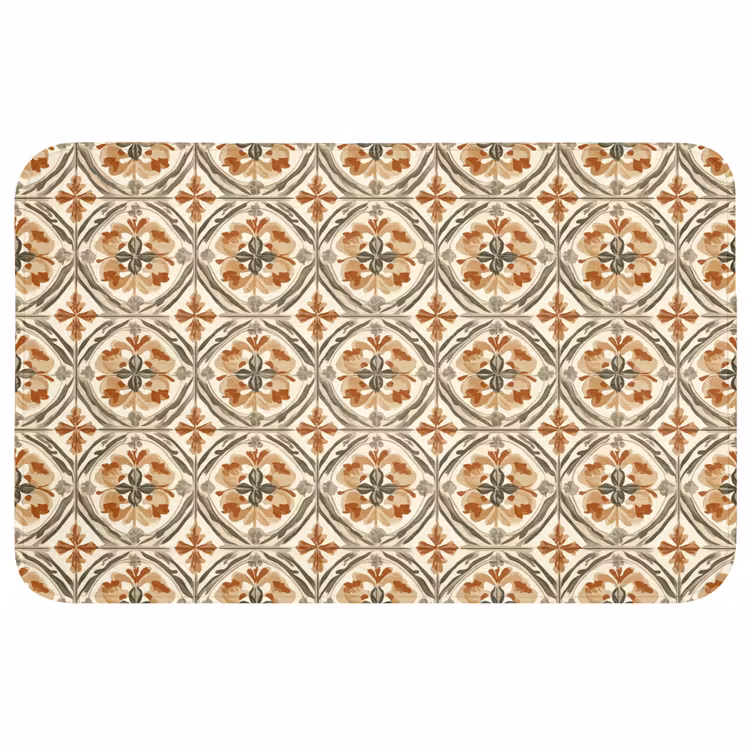 Elegant - Antiek - Kleurrijk Badmat middel 997 -3d