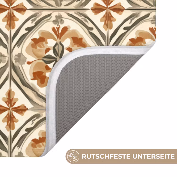 Elegant - Antiek - Kleurrijk Badmat middel 997 -USP_AntislipDE