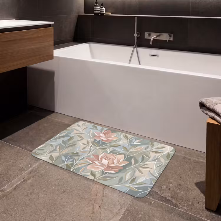 Elegant - Romantiek - Roze Badmat middel -sfeer3