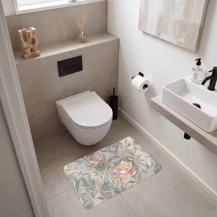 Elegant - Romantiek - Roze Badmat middel -sfeer4