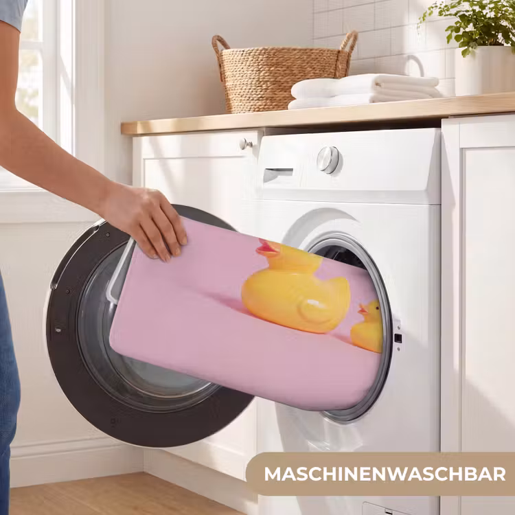 Eendjes - Vrolijk - Roze Badmat middel -USP_WasbaarDE