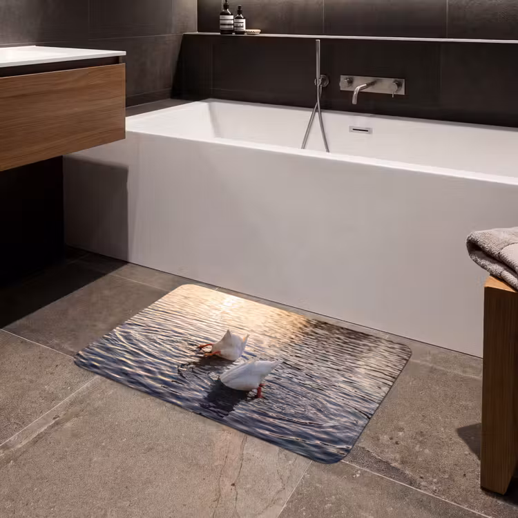Eenden - Water - Natuur Badmat middel -sfeer3