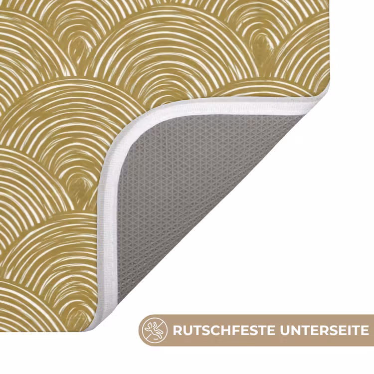 Waaier - Geometrisch - Groen Badmat middel 997 -USP_AntislipDE