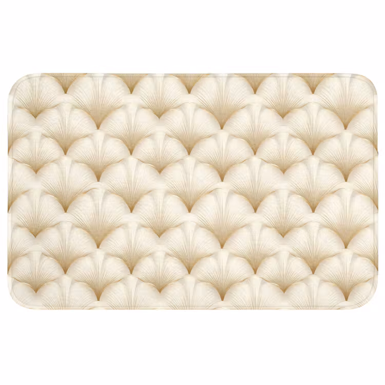 Waaier - Motief - Goud Badmat middel 997 -3d