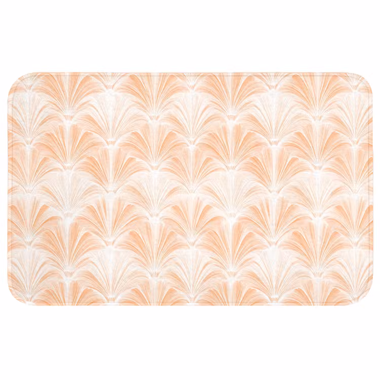 Waaier - Patroon - Perzik Badmat middel 997 -3d