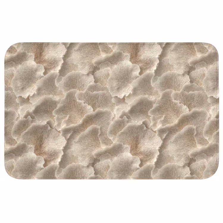 Waaierstructuren - Beige - Vezeltextuur Badmat middel 997 -3d