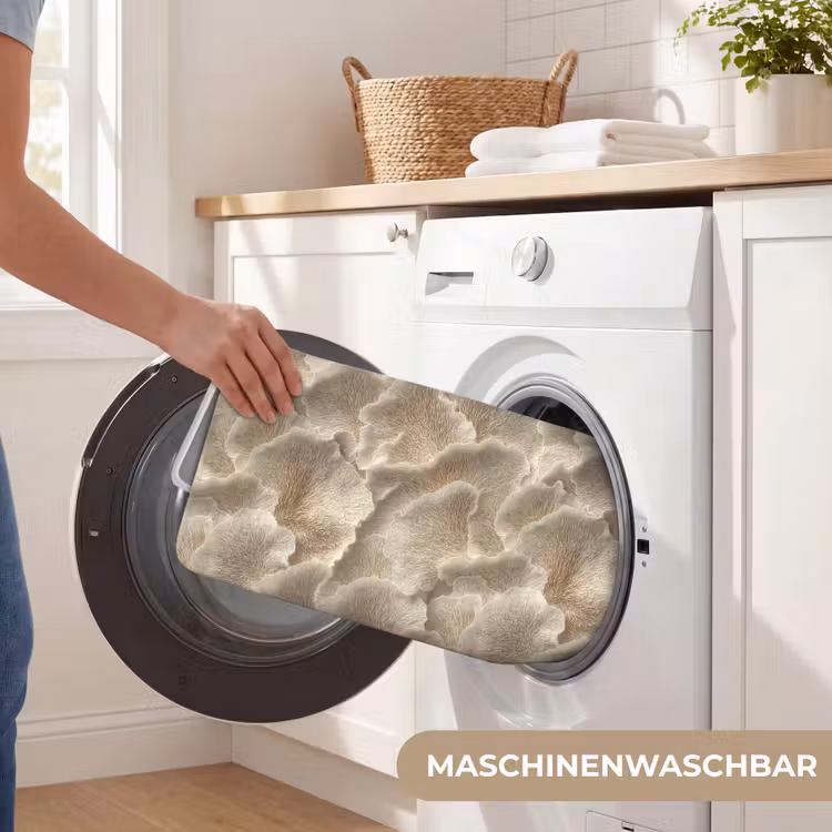 Waaierstructuren - Beige - Vezeltextuur Badmat middel 997 -USP_WasbaarDE