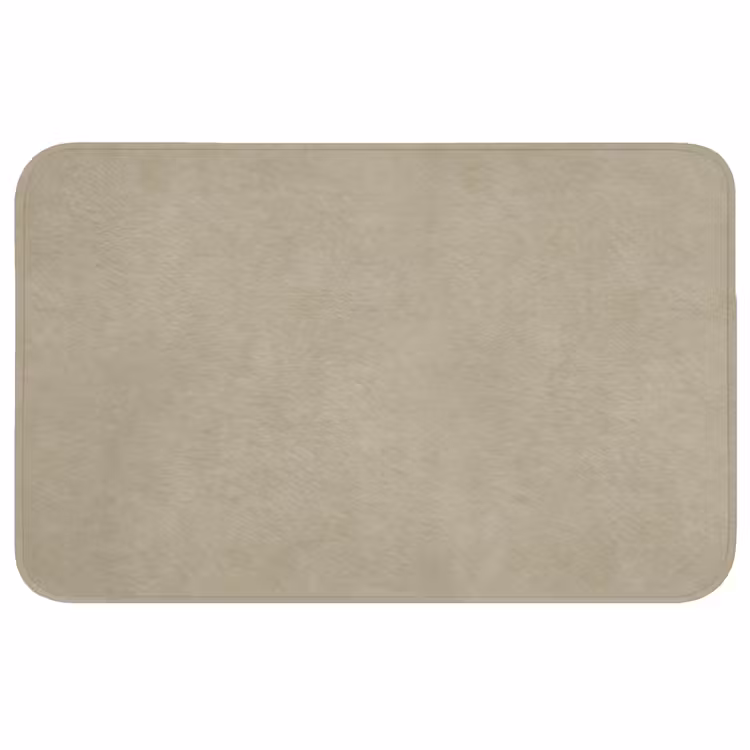 Taupekleur - Gewolkt textuur - Natuurlijk Badmat middel 997 -3d