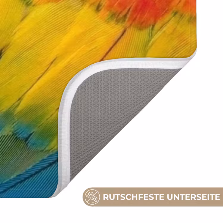 Veren - Ara - Kleurrijk Badmat middel -USP_AntislipDE