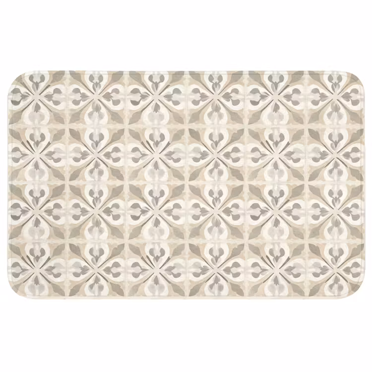 Tegel - Motief - Beige Badmat middel 997 -3d