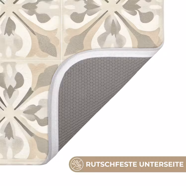 Tegel - Motief - Beige Badmat middel 997 -USP_AntislipDE