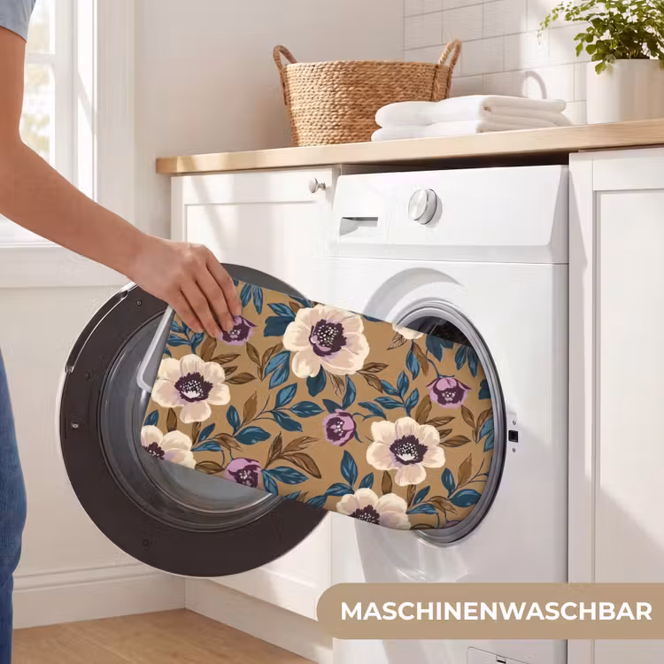 Floraal - Stilleven - Kleurrijk Badmat middel 997 -USP_WasbaarDE