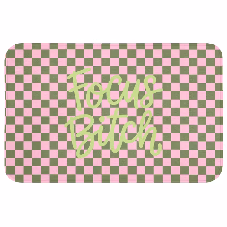 Focus - Vakken - Roze Badmat middel -3d