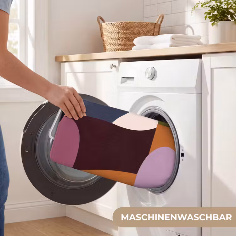 Vormen - Abstract - Kleuren - Vierkant Badmat middel -USP_WasbaarDE