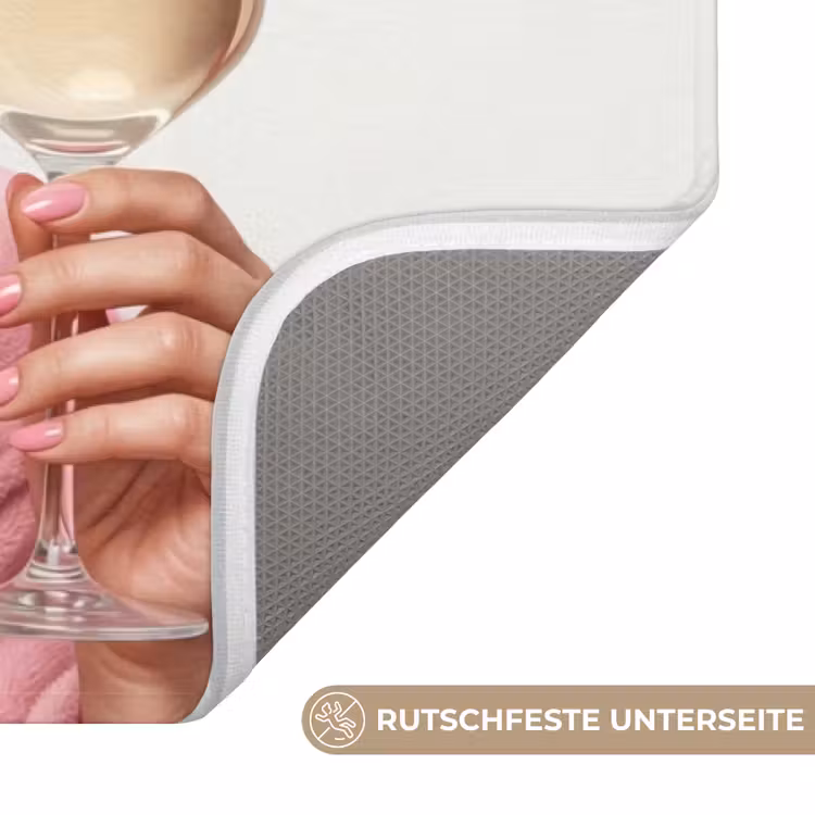 Vrouw - Roze - Wijn - Zonnebril Badmat middel -USP_AntislipDE