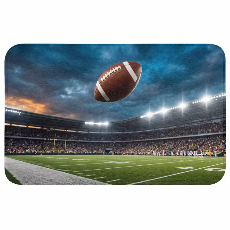 Football - Bal - Stadion - Sport Badmat middel -3d
