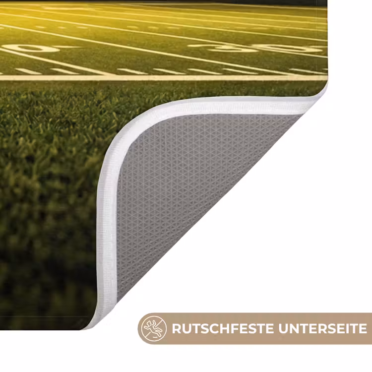 Voetbal - Stadion - Nacht - Modern Badmat middel -USP_AntislipDE