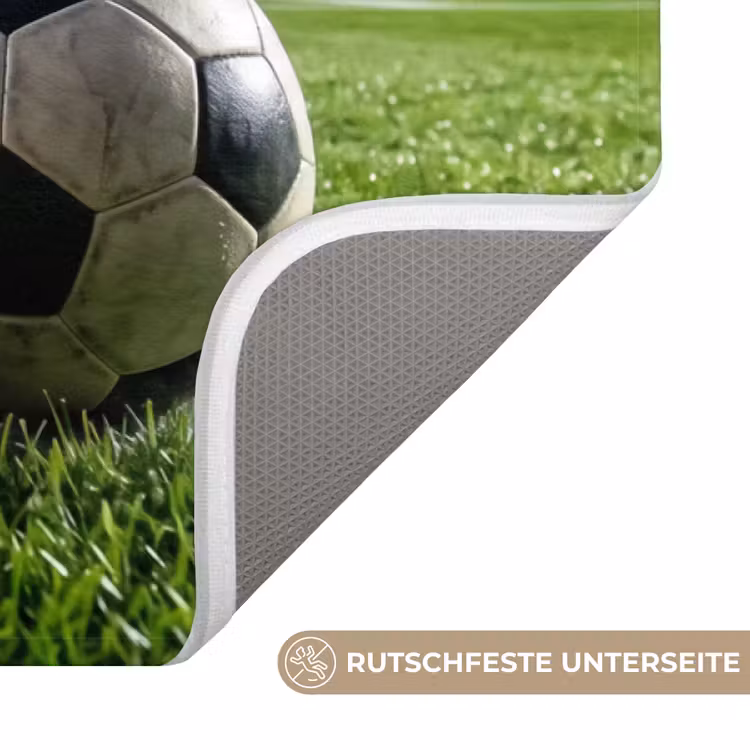 Voetbal - Stadion - Sport - Groen Badmat middel -USP_AntislipDE