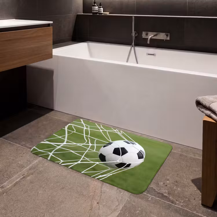 Voetbal - Goal - Net - Sport Badmat middel -sfeer3