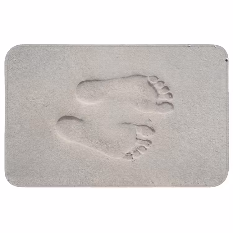 Voeten - Afdrukken - Zand Badmat middel -3d
