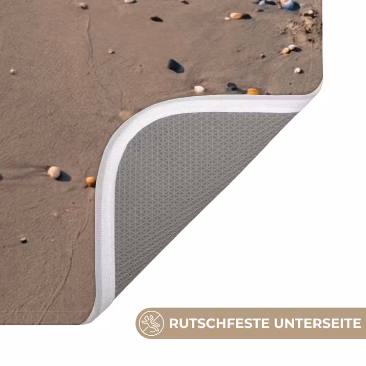 Voetstappen - Vloedlijn - Zee Badmat middel -USP_AntislipDE